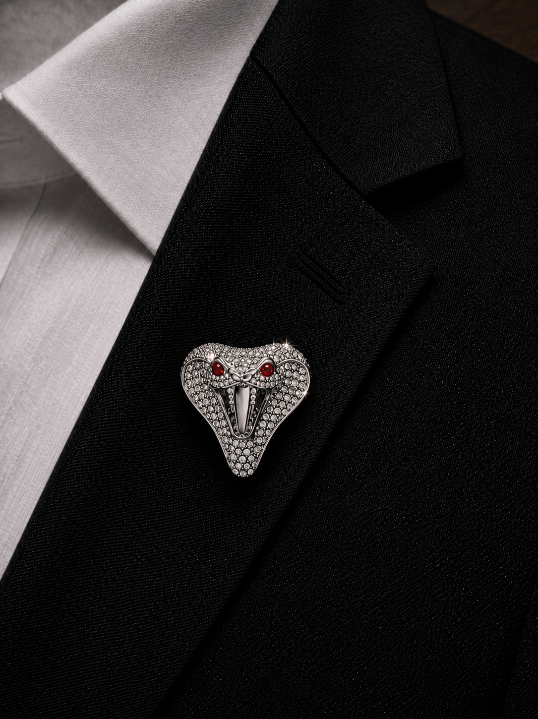 The Cobra Pin - Ruby