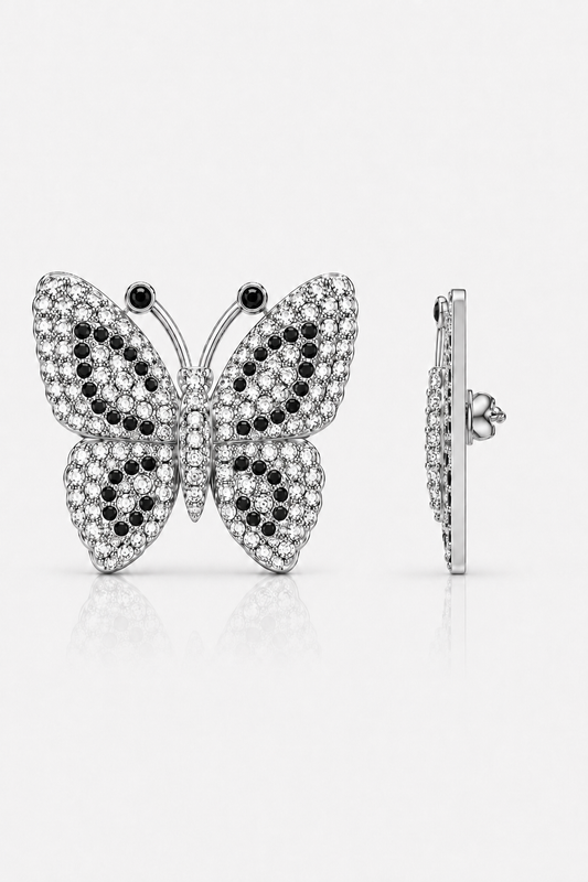 The Butterfly Pin - Onyx